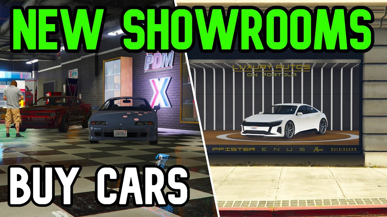 Gta 5 New Car Showrooms How to Buy Cars from Showroom in Gta online