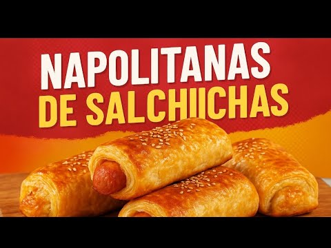 NAPOLITANAS DE SALCHICHAS EN 10 MINUTOS EN  (FREIDORA DE AIRE)
