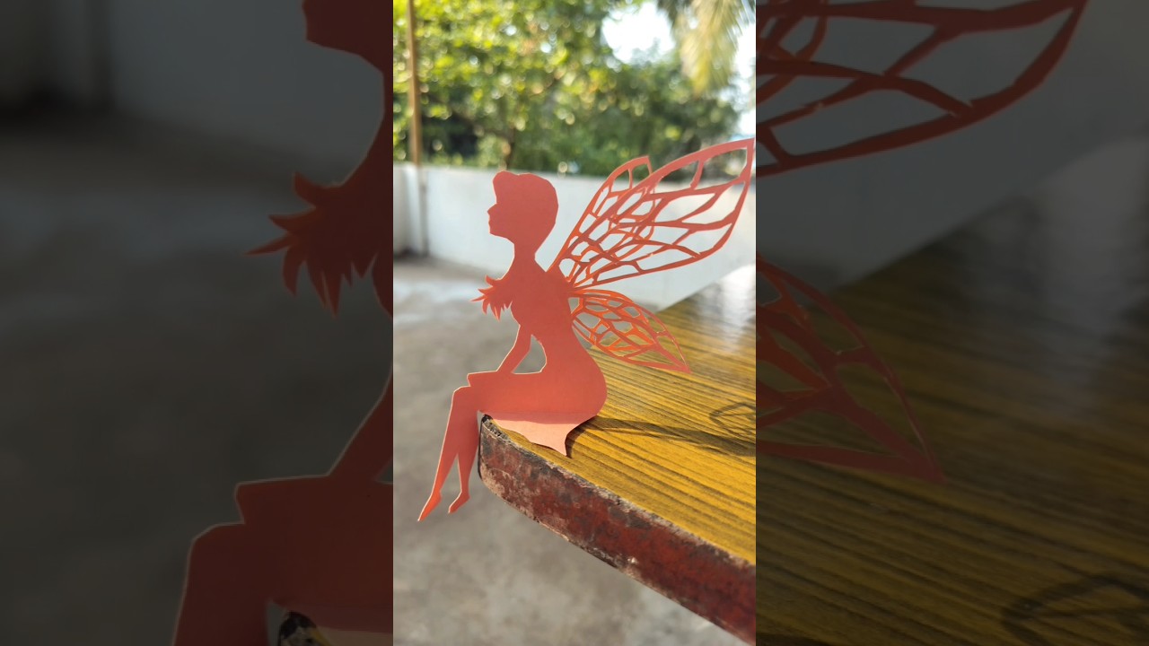 paper fairy doll/ fairy doll with wings 