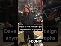 #DaveGrohl says he won&#39;t sign autographs unless its for charity #shorts