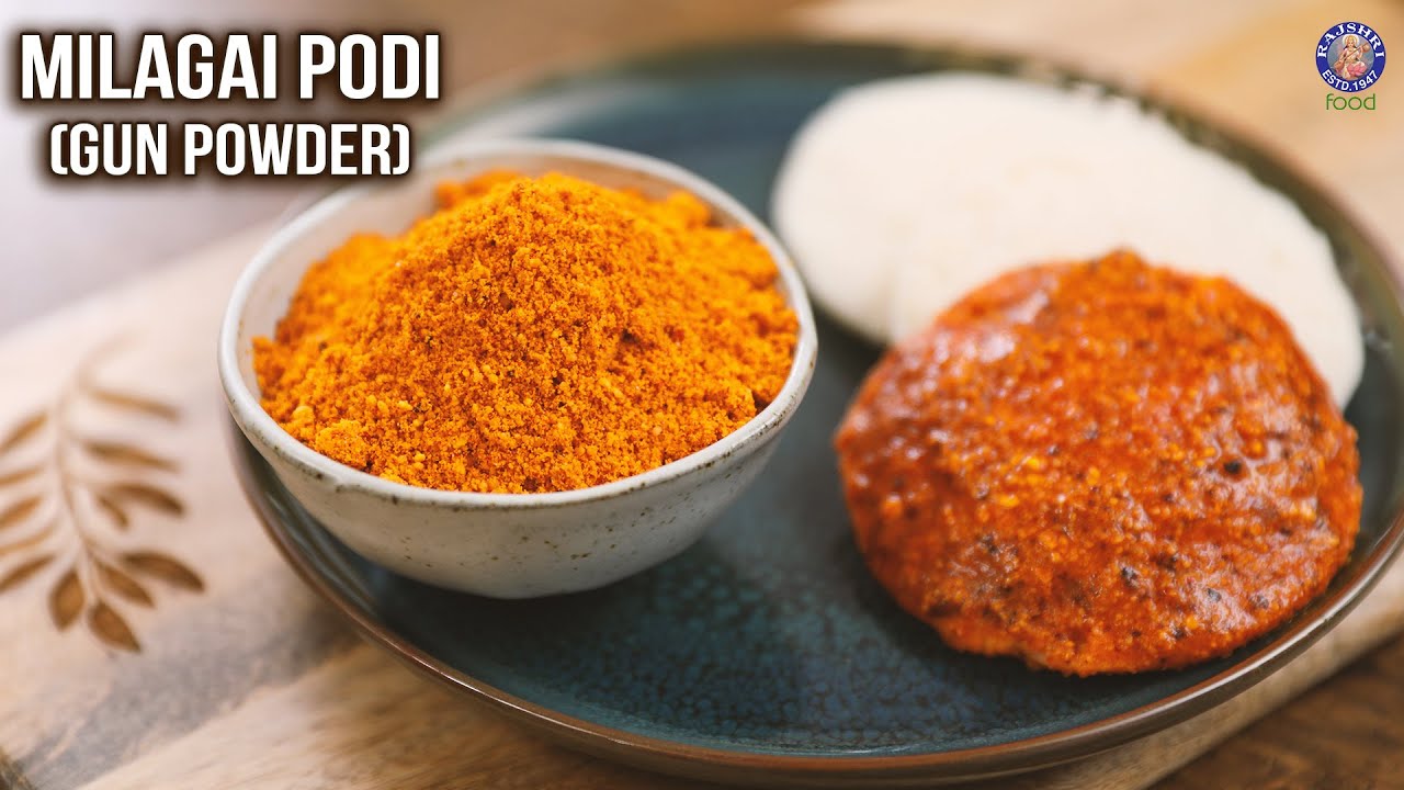 Gun Powder Recipe | Milagai Podi | Instant Chutney Powder | Idli Podi Recipe | Dry Chutney | Varun | Rajshri Food