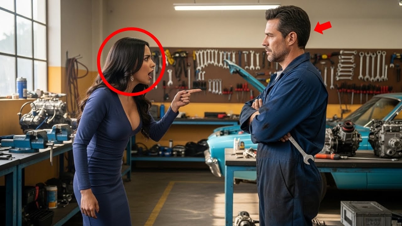 «¿Cuánto ganas al mes?» se burló la millonaria hasta que el pobre mecánico mostró su cuenta...