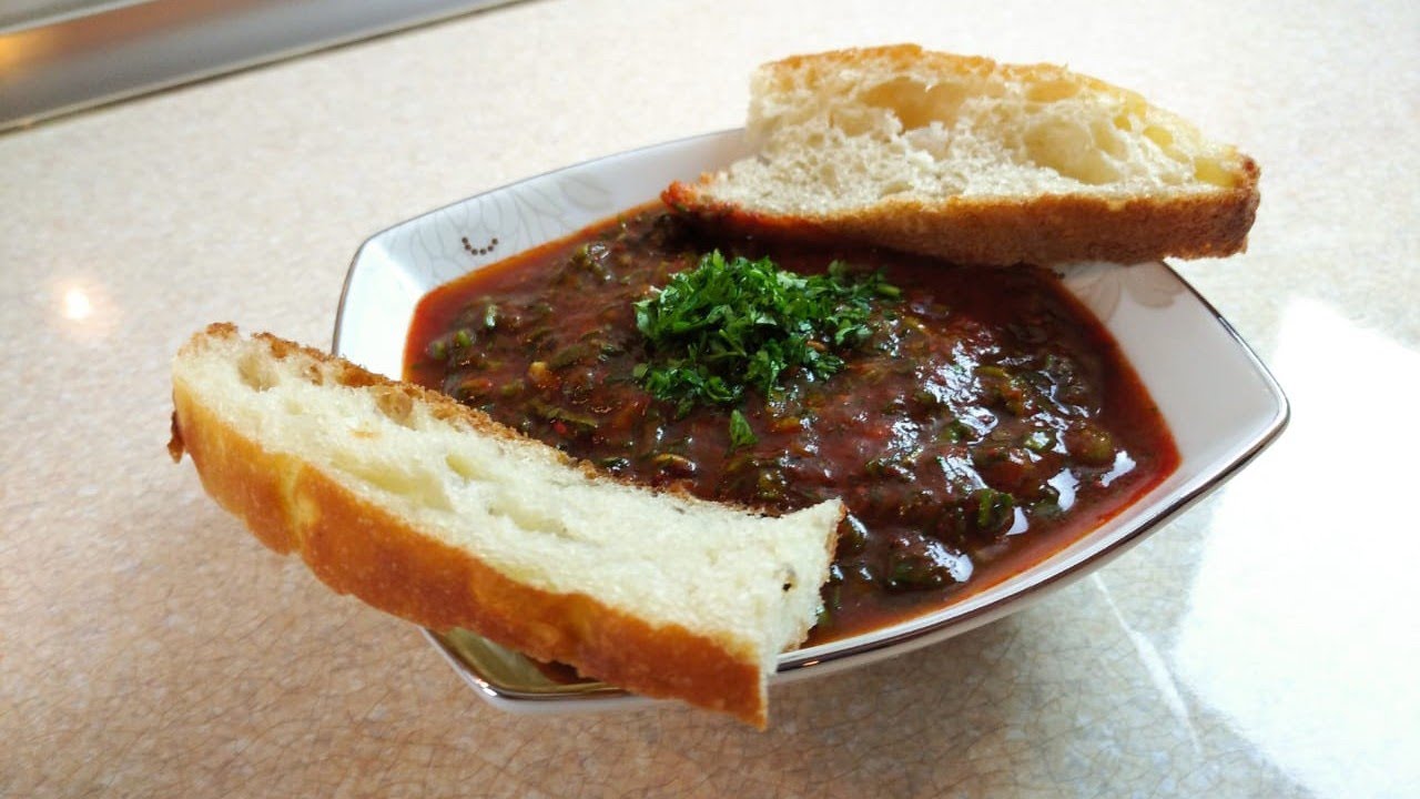 Acika. Kababların yanında yeməyə dadlı Acika resepti. 😋😋😋