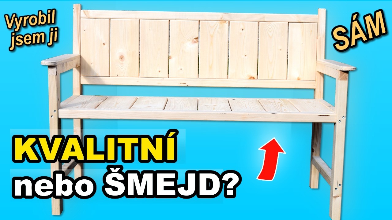 Neměli jsme na čem sedět, tak jsme začali vyrábět lavičky.