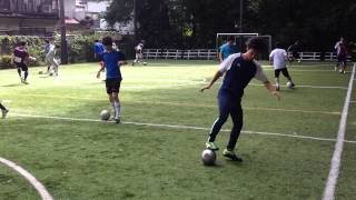 OVER30個人参加フットサル アップ風景 20150606