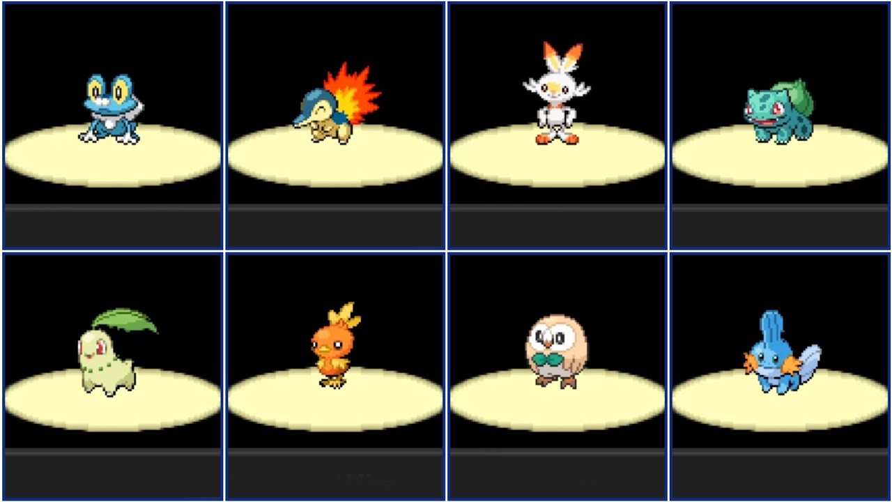 All Starter Locations - Pokemon Saiph 2