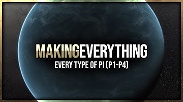 Eve Online - Making Everything - All PI Types (P1-P4) On Only 18 Planets