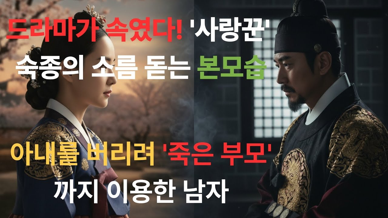 [AI한국사] 숙종과 인현왕후/