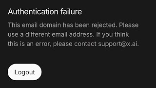 How to fix grok ai authentication failure error | grok ai login problem 2026