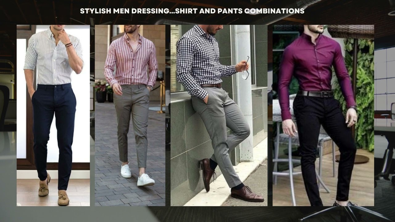 men shirt and pant combo