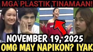 PBB COLLAB UPDATES TODAY NOVEMBER 19, 2025 | BALAGTASAN MAGAGANAP NA MAY NAPIKON KAYA? PLASTIK LABAS