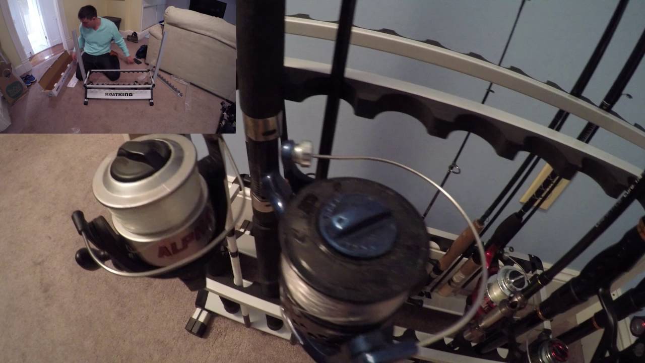 KastKing 24 Rod Rack! Elegant Functionality!