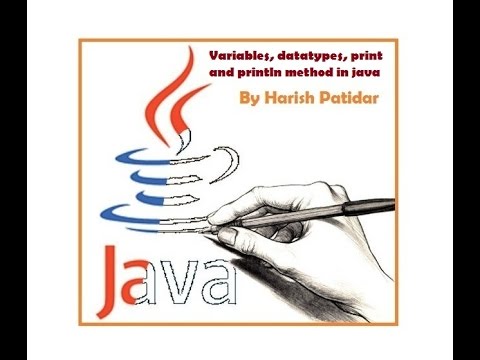 6. Java Tutorial: Variables, Datatype, println and print method in java