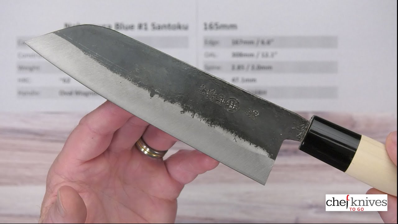 Nakamura  Nakamura Blue #1 Santoku 165mm|Chef Knives To Go