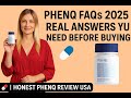 PhenQ FAQs 2025 – Real Answers You Need Before Buying! | Honest PhenQ Review USA