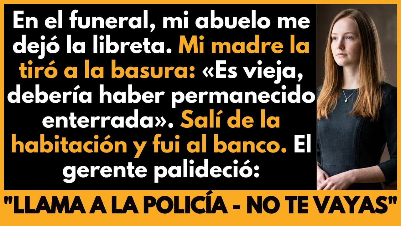 Esta libreta debía quedar enterrada: mamá tiró el regalo del abuelo, pero el banco...