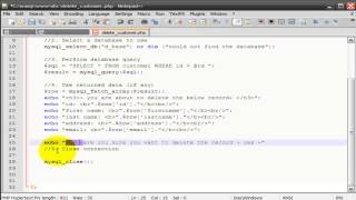 08 PHP MySQL - Simple CRUD - Delete