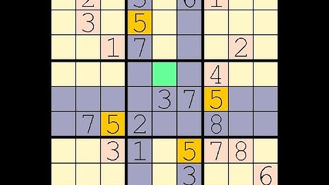 How to Solve New York Times Sudoku Hard  October 29, 2023