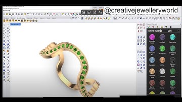 Learn rhino 3d modeling, grasshopper, rhino with me #321  wave ring rhino #rhino3d