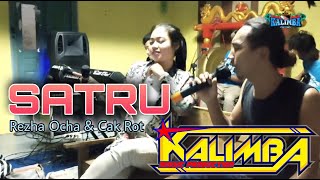 Terbaruu 'SATRU'  | Rezha Ocha ft Cak Rot | Kalimba Musik versi latihan