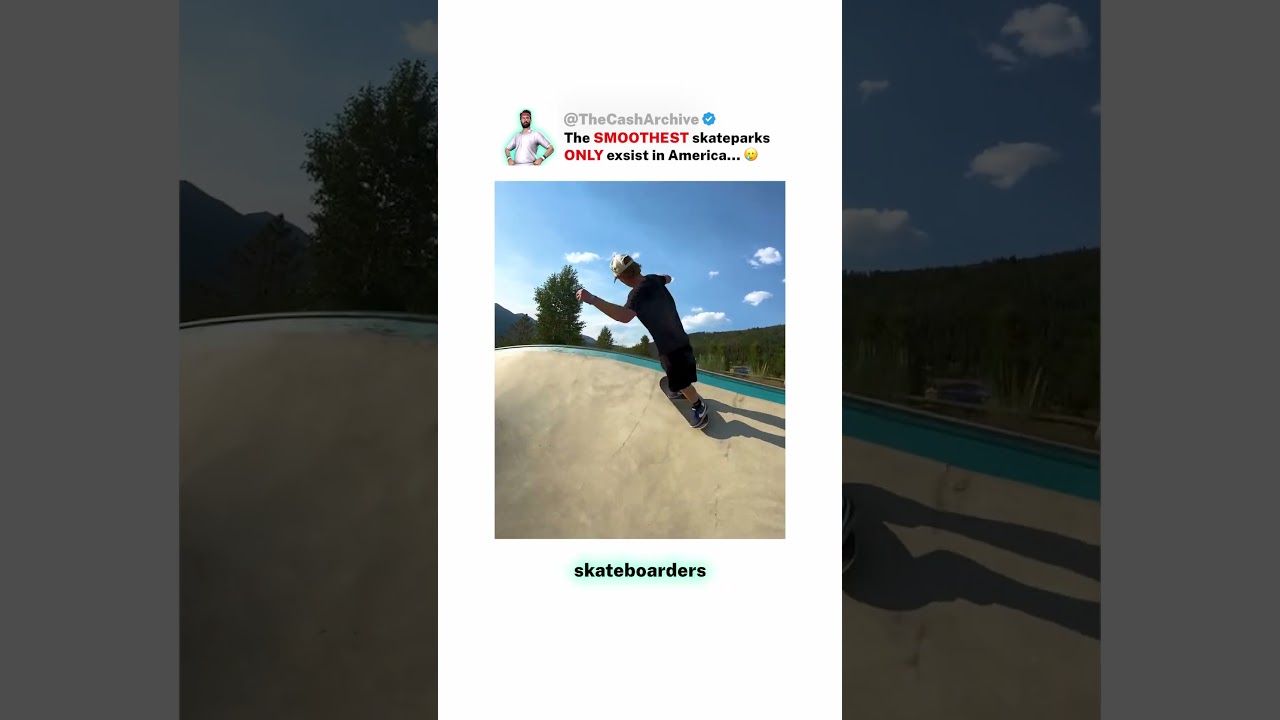 The CLEANEST skatepark to EVER be skated 🤯 