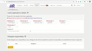 Employee Self-Service Leave Application screenshot 4