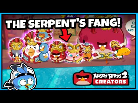 THE SERPENT'S FANG HAT SET! ๐ / Angry Birds 2 Gameplay (AB2 Creators)