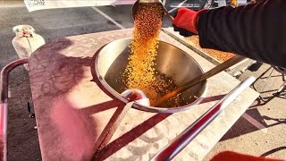 run the popcorn stand for 12 minutes with ya boy (farmers market)