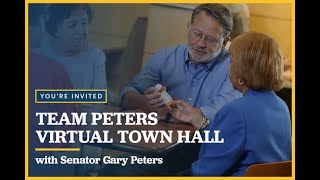 Virtual Town Hall with Sen. Gary Peters