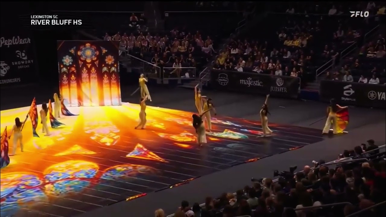 River Bluff High School Winterguard 2025; SA Finals
