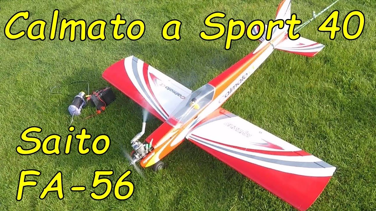 Quick Flight! - Kyosho Calmato Alpha Sport 40 with a Saito FA56 at