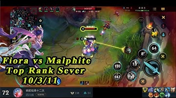 Fiora Tốc chiến | Đi đường đánh rất hổ báo và bị rừng gank thì xử lý như thế nào để có thể cân cả 2