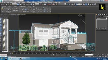 Tutorial on Modeling texturing and lighting an exterior in 3dsmax using Vray. ( Part 10)