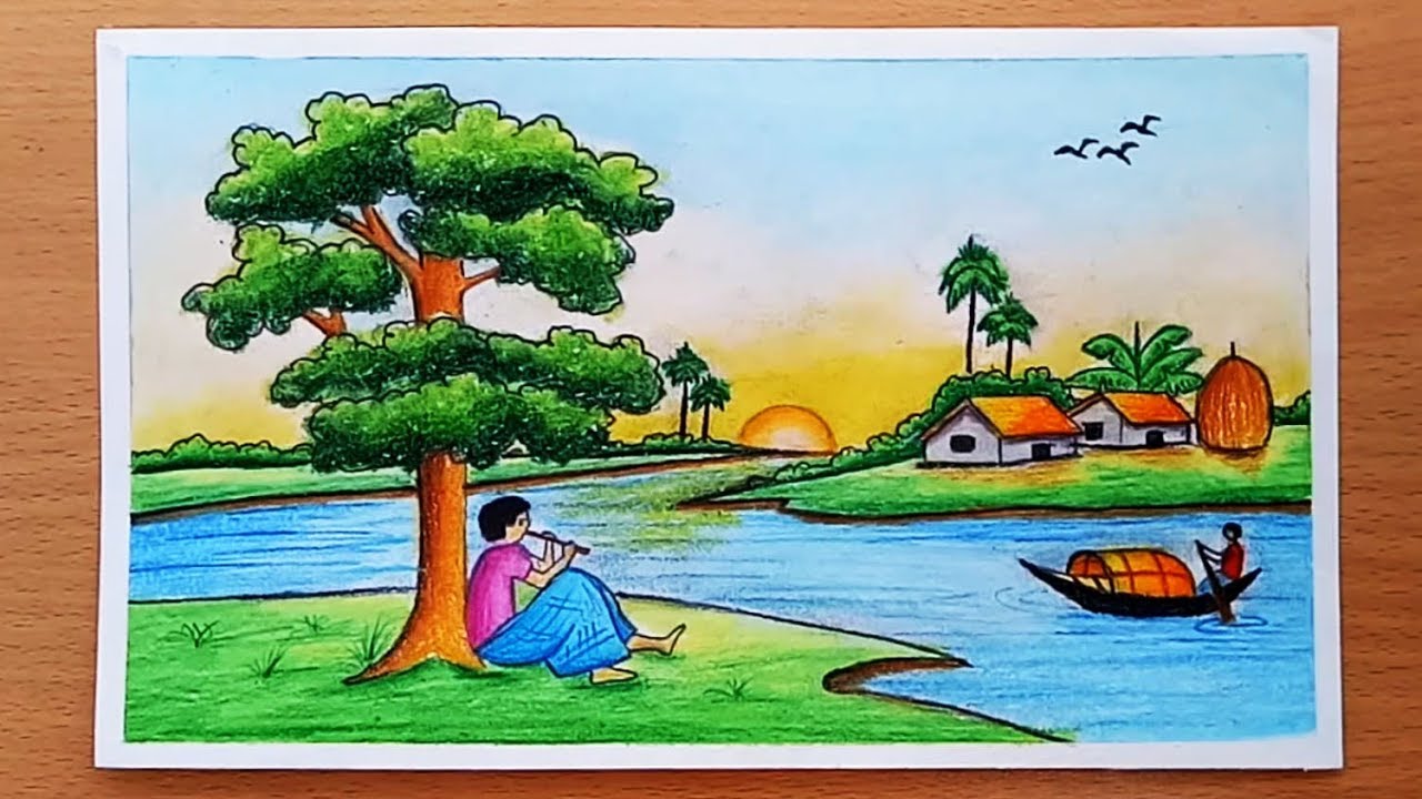 Featured image of post Easy Drawing Scenery Pictures : This video is very beautiful scenery drawing video so please like and comment.