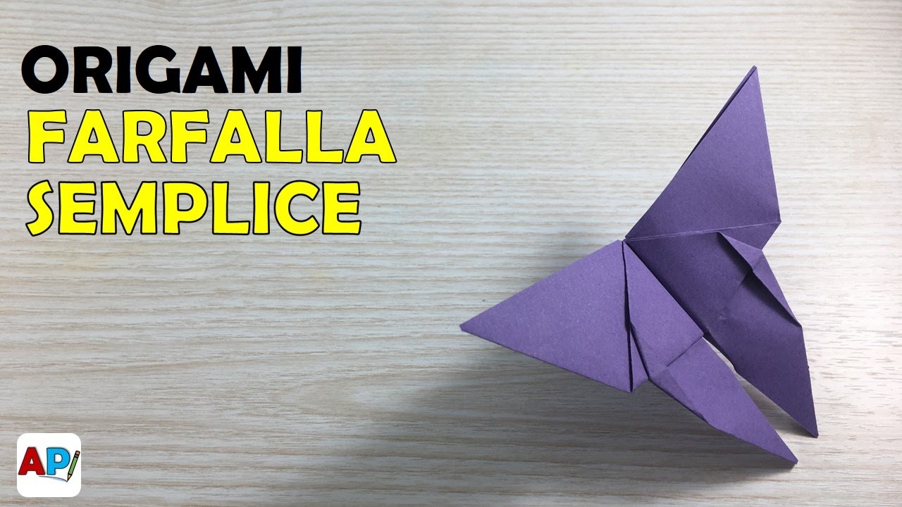 Origami Come piegare Farfalla di carta YouTube