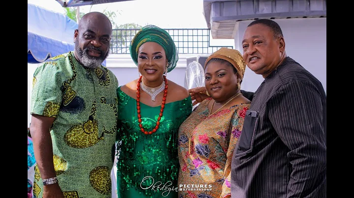 Bidemi Kosoko And Others Spray Money On Jide Kosoko As Ireti Osayemi Husband And Ayo Badmus Dance