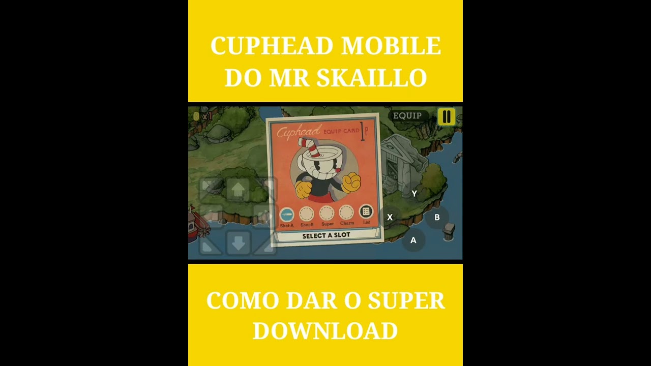 COMO DAR O SUPER NO CUPHEAD MOBILE DO MR SKAILLO DOWNLOAD         #shorts #cuphead
