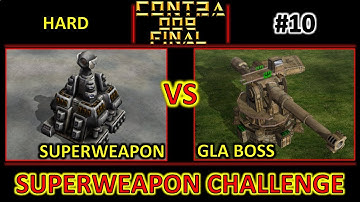 Contra 009 Final - SuperWeapon Challenge 010 vs GLA Boss - Hard