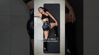 ✨ Lower Back Tension Relief Stretch | Easy Home Mobility Routine #exercise #sanchitsuri