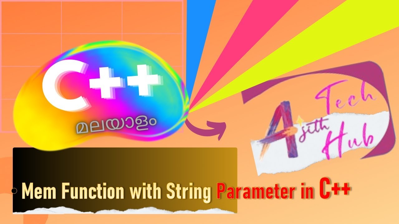 Member function with string parameter in C++ - YouTube