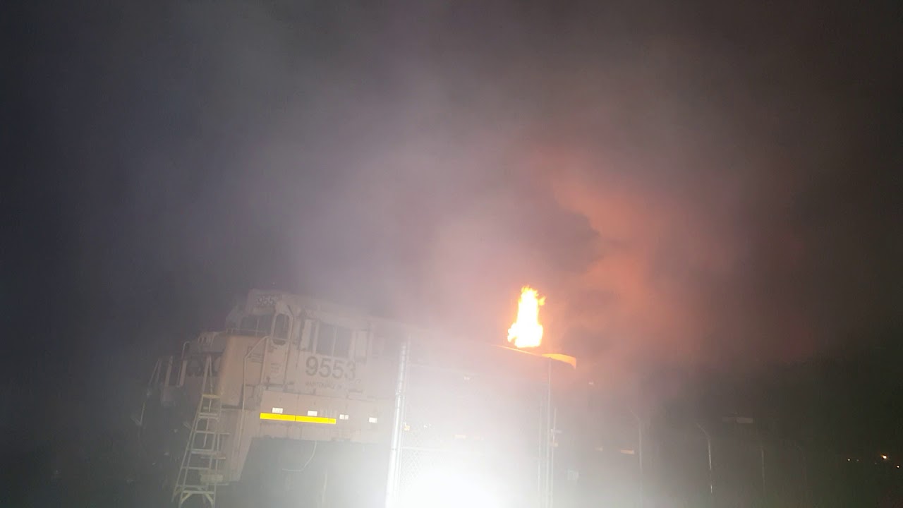 CSXT 9553 32 degree cold start