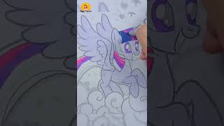 COLORING MY LITTLE PONY | How to Coloring Human Little Pony | MLP | My Little Pony Shorts