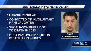 Fort Dodge man convicted in father's death sentenced to 5 years in prison