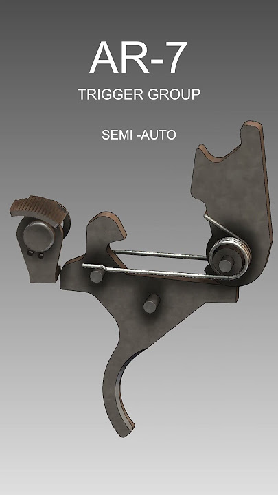 AR-7 Survival Rifle Trigger Group | The simplest semi-automatic rifle trigger group | How It Works