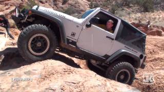 Project-JK Highlights: Moab Steel Bender Trail Ledge Climb