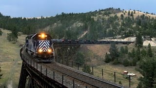 Mrl Sd45S At Greenhorn Trestle