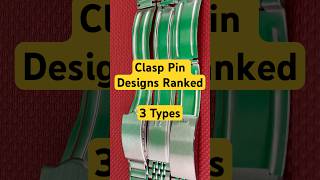 3 Kinds of Clasp Pins from Least to Most Stable #watchbracelet #watchband #vintagewatch