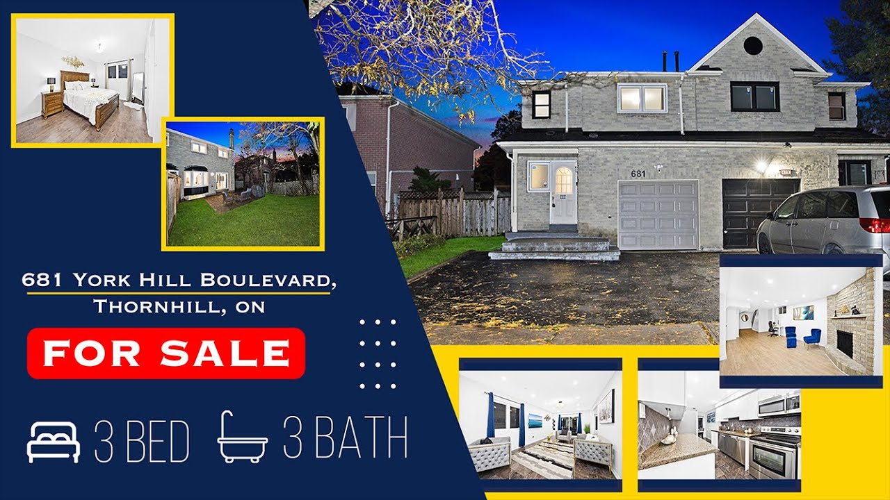 681 York Hill Boulevard, Thornhill, ON FOR SALE MLS YouTube