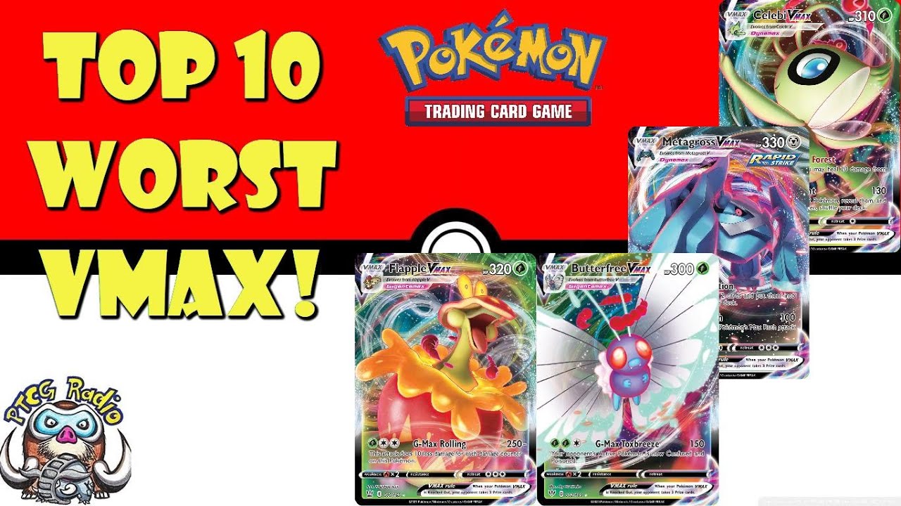 Perth Prøve Se venligst The Top 10 Worst Pokémon VMAX Cards! - YouTube