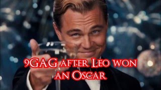 9GAG after Leo won an Oscar